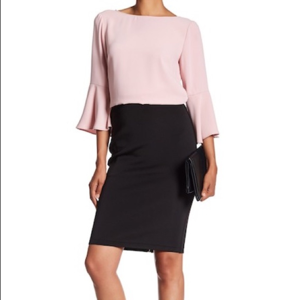 Catherine Malandrino Exposed Zip Pencil Skirt